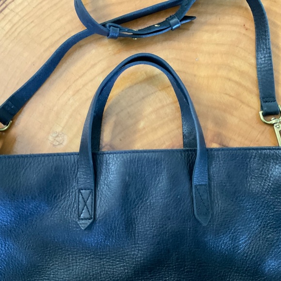 Madewell Zip-Top Transport Carryall Leather Tote - Picture 6 of 16